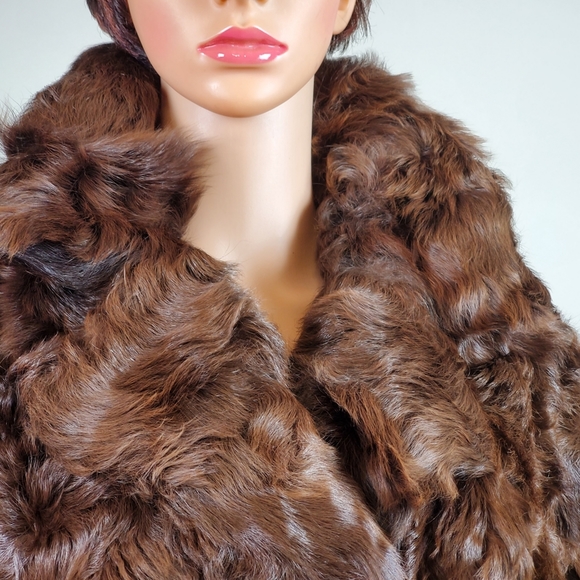 SOLD curly lamb fur coat - Picture 3 of 16